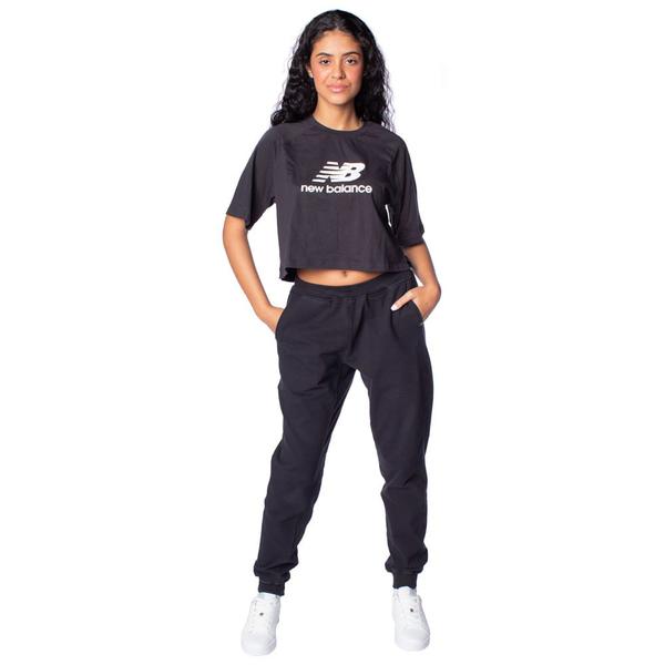 Imagem de Cropped Feminino New Balance Essentials Preto