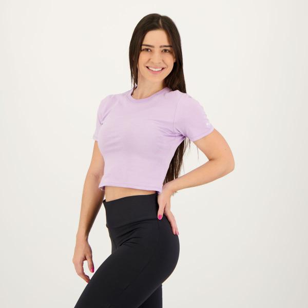 Imagem de Cropped Fila Basic Feminino Lilás