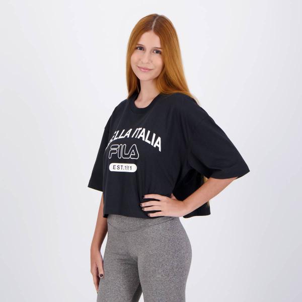 Imagem de Cropped Fila UC Biella Italia Feminina Preta