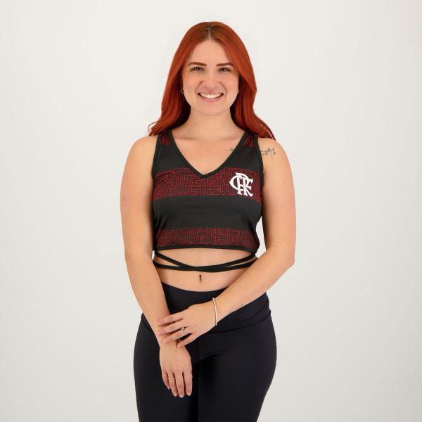 Imagem de Cropped Flamengo Intellect Feminino Preto