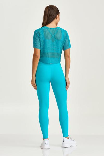 Imagem de Cropped Tela Respiravel com Aplicacao Cajubrasil Azul Skyblue