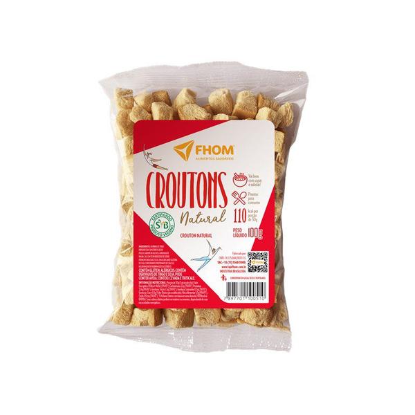 Crouton Artesanal Natural 100g Vegano FHOM Imagem de Crouton Artesanal Natural 100g Vegano FHOM
