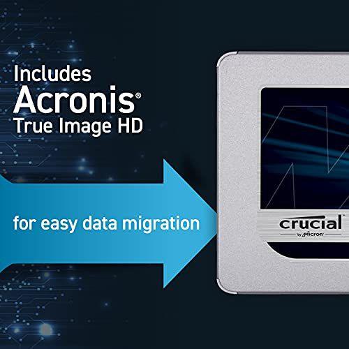 Imagem de Crucial MX500 500GB 3D NAND SATA 2,5 polegadas SSD interno, até 560MB/s - CT500MX500SSD1