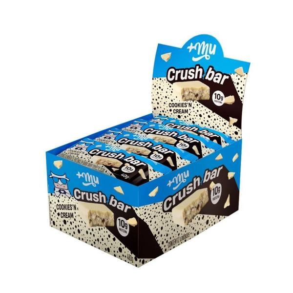 Imagem de Crush Bar Display 480g (12 unid 40g) - Sabor: Cookies e Cream