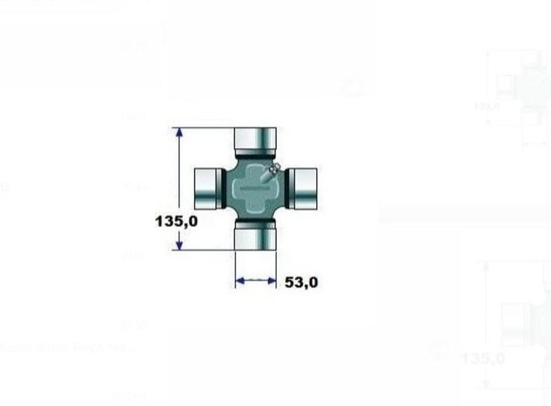 Imagem de Cruzeta cardan mb 2635/2638 entre eixos