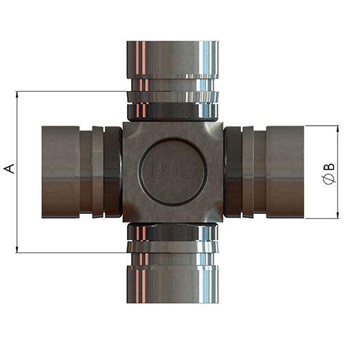 Imagem de Cruzeta Cz-136 Volvo Máquinas Motor Dp-270/ Dp-275/ Dp-280