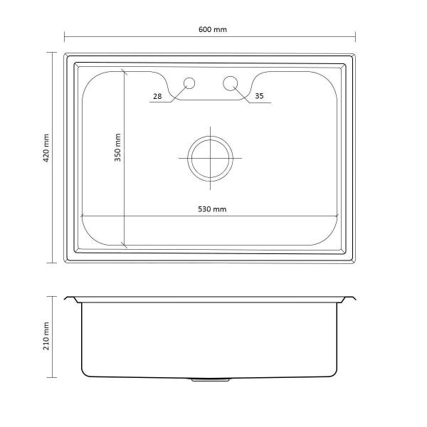 Imagem de Cuba Cozinha Gourmet Aço Inox Luxo Acessórios 60X42 Preto