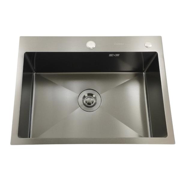 Imagem de Cuba Cozinha Gourmet em Aço Inox 304 Nano Black Guimmis 6045T