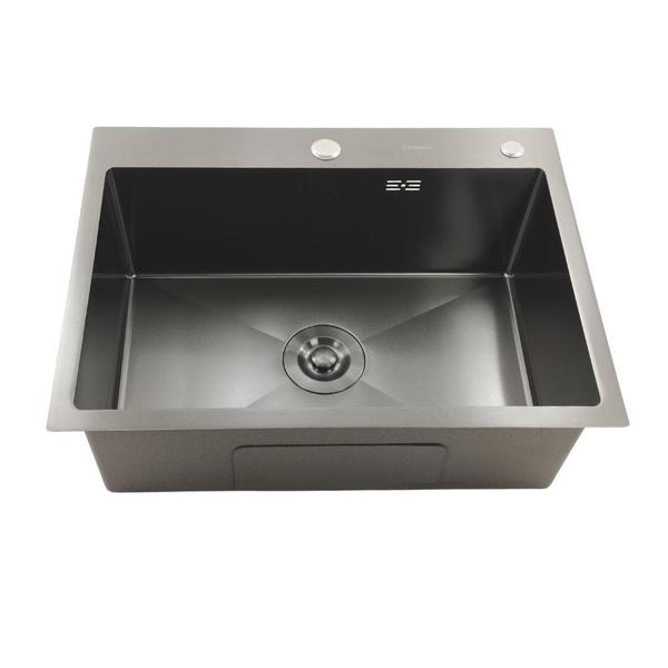 Imagem de Cuba Cozinha Gourmet em Aço Inox 304 Nano Black Guimmis 6045T