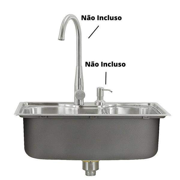 Cuba Cozinha Gourmet em Inox 304 com Acessórios Guimmis.casa Imagem de Cuba Cozinha Gourmet em Inox 304 com Acessórios Guimmis.casa