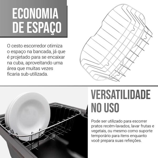 Cuba Cozinha Gourmet Pia Aço Inox Preta Acessórios Embutir - Holtter Home Design Imagem de Cuba Cozinha Gourmet Pia Aço Inox Preta Acessórios Embutir