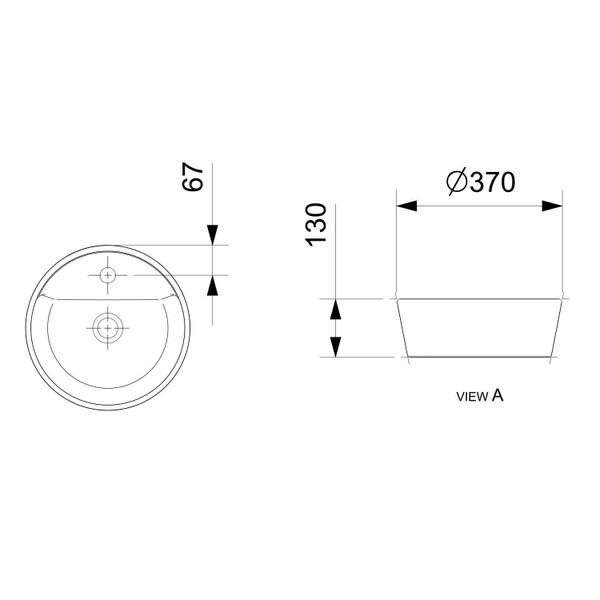 Imagem de Cuba de Apoio 370 com Mesa Optica Cr37 Roca