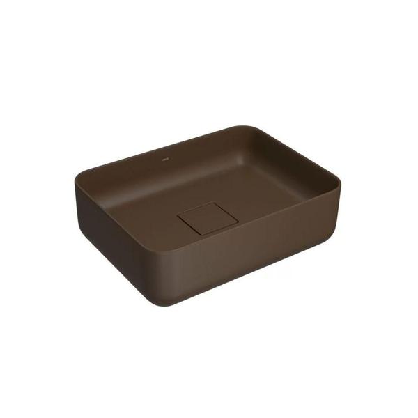 Cuba De Apoio Deca Slim 40X30 L.13040.22 Retangular Marrom Imagem de Cuba De Apoio Deca Slim 40X30 L.13040.22 Retangular Marrom