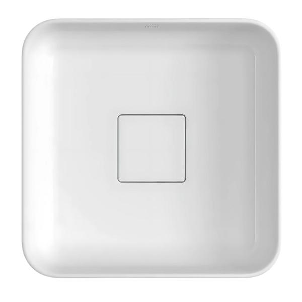 Imagem de Cuba de apoio deca slim quadrado 30cm branco l1103017