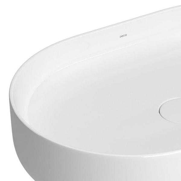 Imagem de Cuba De Apoio Oval Slim Branco Deca 60 cm