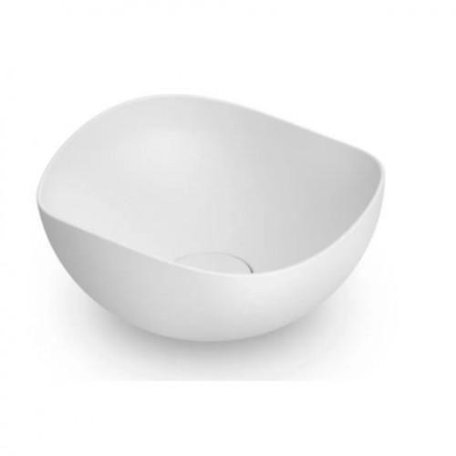 Cuba de Apoio para Banheiro Ruy Ohtake 37,5cm Branco - Roca A327A15000 Imagem de Cuba de Apoio para Banheiro Ruy Ohtake 37,5cm Branco - Roca A327A15000