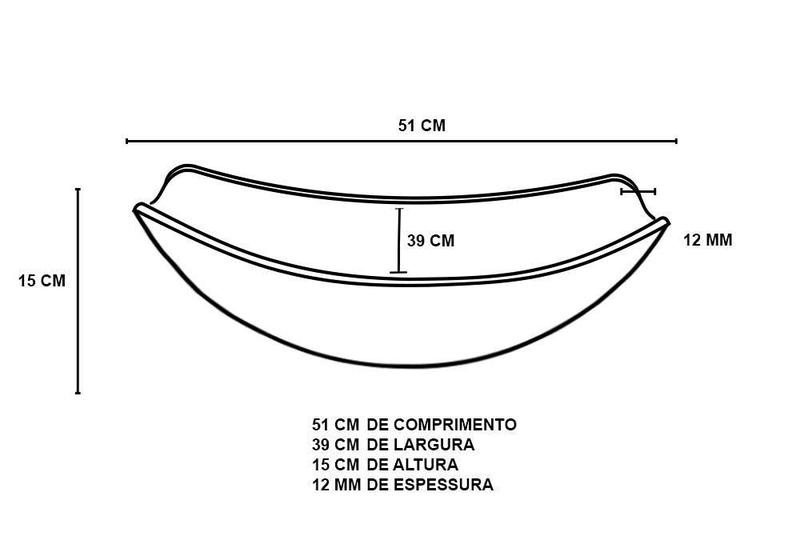 Imagem de Cuba De Apoio Vidro Oval Chanfrada 51Cm Verde