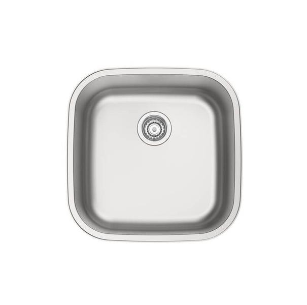 Cuba de Embutir ou Sobrepor Tramontina Aria Maxi 40 BS em Aço Inox Acetinado 40x40 cm Imagem de Cuba de Embutir ou Sobrepor Tramontina Aria Maxi 40 BS em Aço Inox Acetinado 40x40 cm