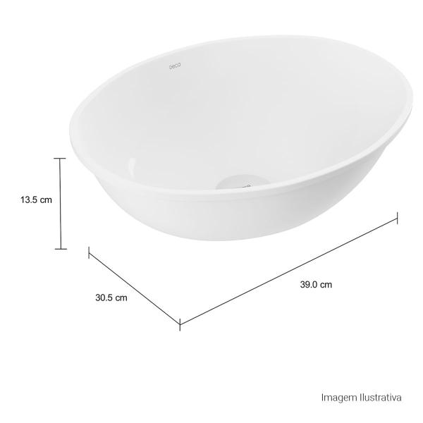 Cuba De Embutir Oval 400X300Mm Linha L Branco Deca - DECA LOUÇAS Imagem de Cuba De Embutir Oval 400X300Mm Linha L Branco Deca