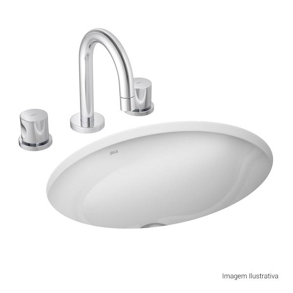 Cuba De Embutir Oval 400X300Mm Linha L Branco Deca - DECA LOUÇAS Imagem de Cuba De Embutir Oval 400X300Mm Linha L Branco Deca