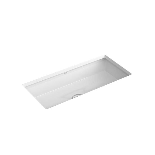 Imagem de Cuba De Embutir Retangular 305X590Mm Branco L.1071.17 Deca