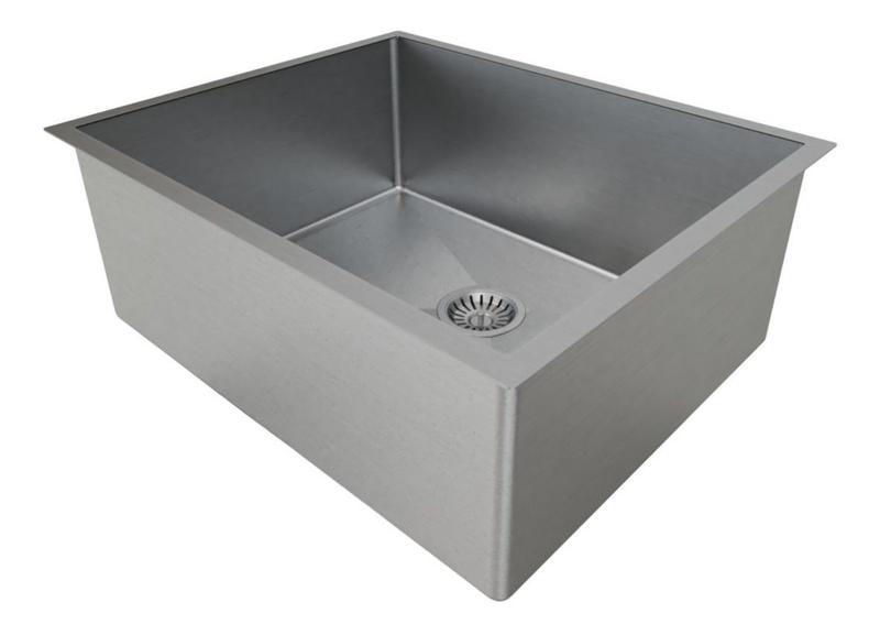 Imagem de Cuba De Inox 50X40 Quadrada Sobrepor Na Pia Sacada Gourmet