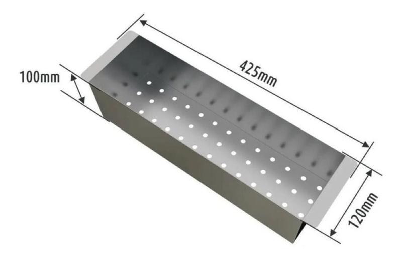 Imagem de Cuba De Inox C/ Escorredor 60x40 Pia Embutida Quadrada Reta