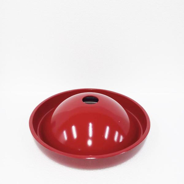 Cuba de vidro chapeu 42cm vermelho cereja - Cubas e Gabinetes Imagem de Cuba de vidro chapeu 42cm vermelho cereja