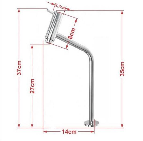 Imagem de Cuba De Vidro Oval 47Cm Marrom+ Válvula + Torneira Metal