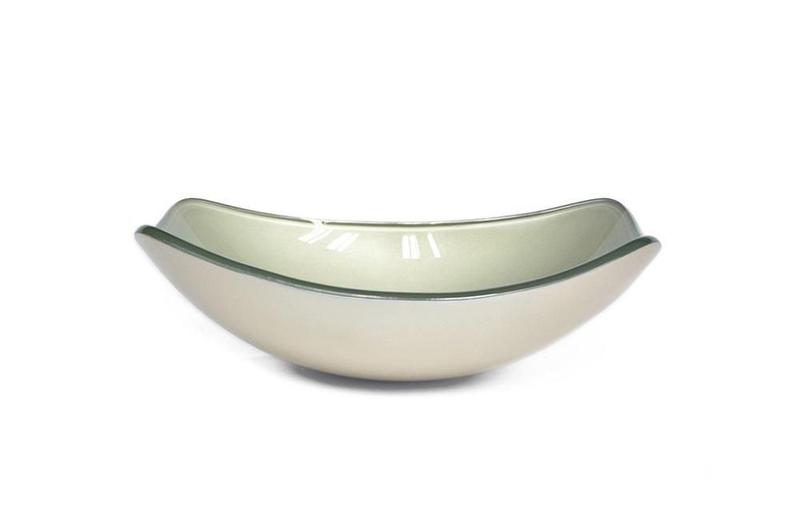 Imagem de Cuba De Vidro Oval Chanfrada 51Cm Champanhe