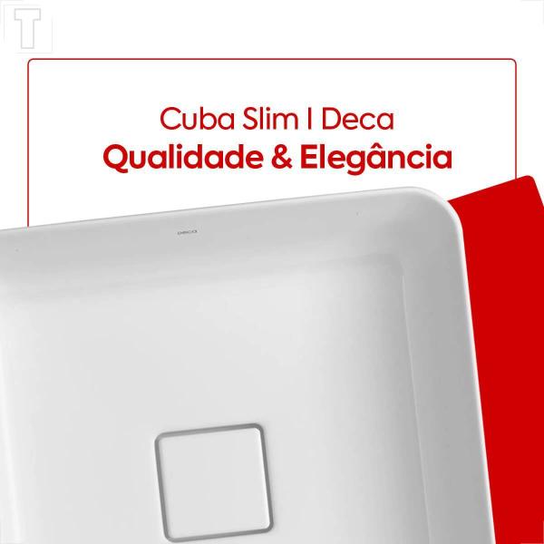 Imagem de Cuba deca sobrepor quadrada l.21040.17 40cm branco