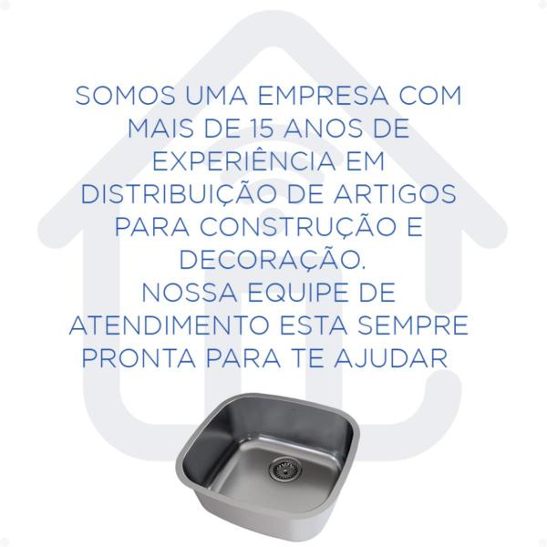 Cuba Docol Invicta 46x42x22 polida C/ Val e Sifão 01696504 Imagem de Cuba Docol Invicta 46x42x22 polida C/ Val e Sifão 01696504