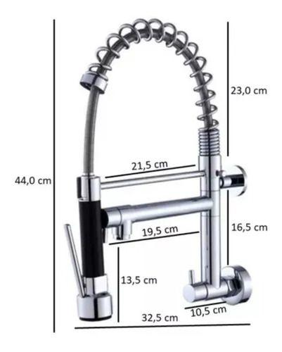 Imagem de Cuba dupla inox 304 com torneira de parede e tábua de corte