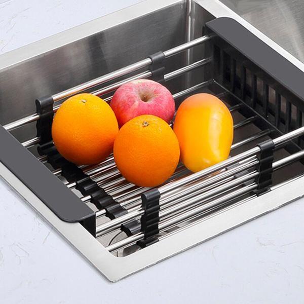 Imagem de Cuba Dupla Inox 304 Quadrada Gourmet Plana Cozinha 78X40