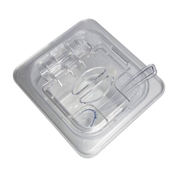 CUBA Gastronômica Em POLICARBONATO GN 1/6X150 mm 2,2 Litros + TAMPA 1/6 Em POLI Com FLIP, DOBRADIÇA e ABERTURA CAMBRO + COLHER Em POLI 21 cm Imagem de CUBA Gastronômica Em POLICARBONATO GN 1/6X150 mm 2,2 Litros + TAMPA 1/6 Em POLI Com FLIP, DOBRADIÇA e ABERTURA CAMBRO + COLHER Em POLI 21 cm