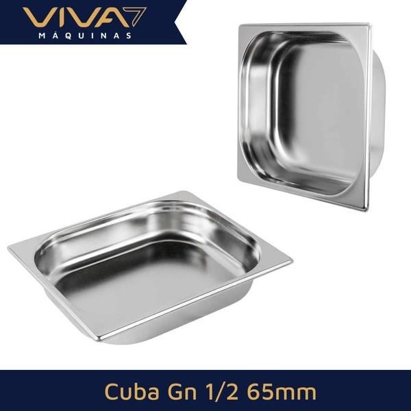 Imagem de Cuba Gastronômica Gn 1/2 X 65Mm Rechaud Buffet Self Service