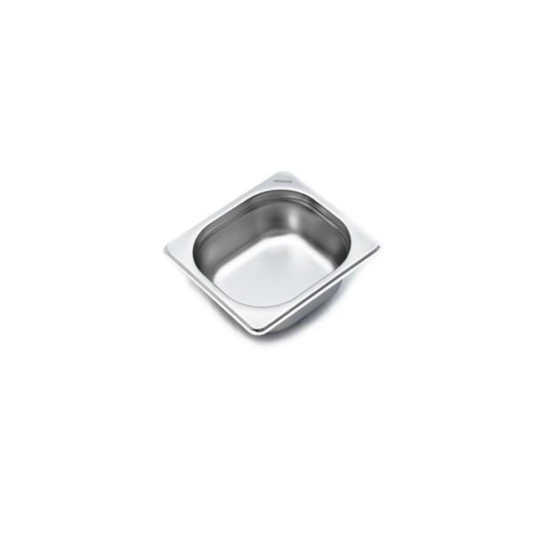 Cuba Gastronômica GN 1/6 65mm - Aço Inox 304 - Modelo Europeu - Vaccarin Imagem de Cuba Gastronômica GN 1/6 65mm - Aço Inox 304 - Modelo Europeu - Vaccarin