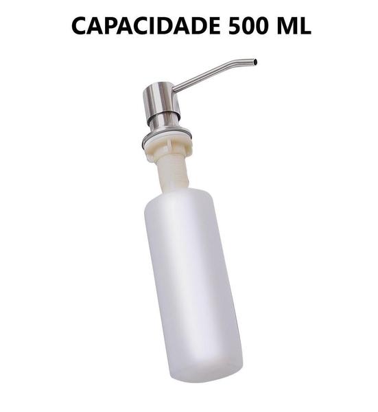 Imagem de Cuba Gourmet Cozinha Aço Inox 50Cm+ Torneira Gourmet Black