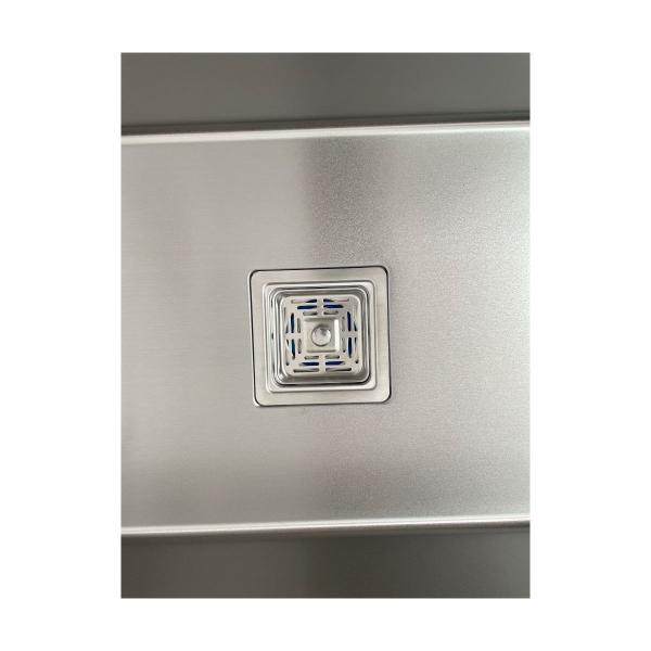 Imagem de Cuba Gourmet Quadrada Aço Inox 304 Escovada 44x44cm Premium