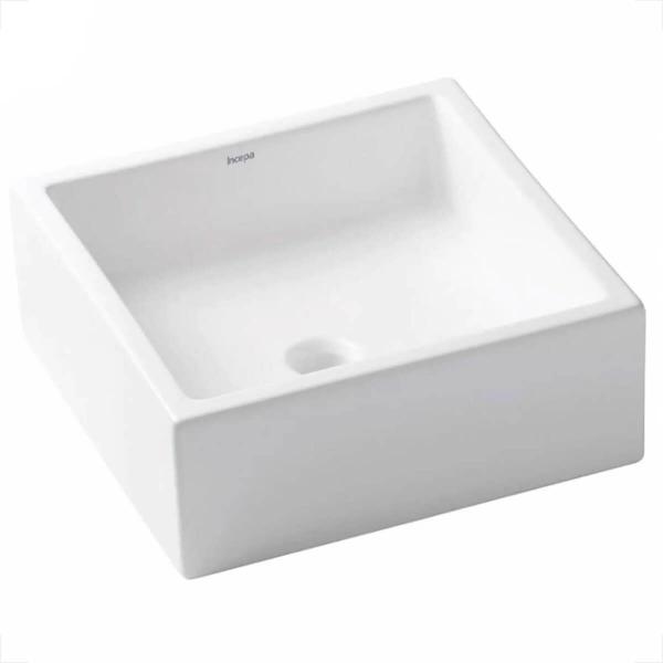 Cuba incepa apoio loft sem mesa q5 branco 35x35 Imagem de Cuba incepa apoio loft sem mesa q5 branco 35x35