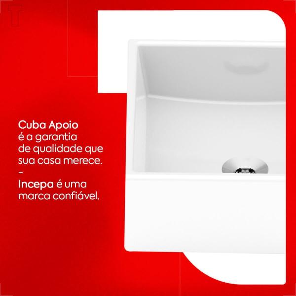 Imagem de Cuba incepa apoio loft sem mesa q5 branco 35x35