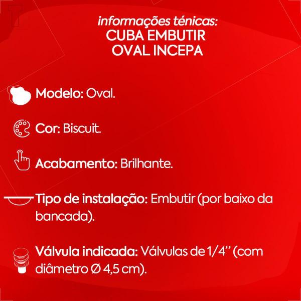 Cuba incepa embutir oval biscuit 490x325 Imagem de Cuba incepa embutir oval biscuit 490x325