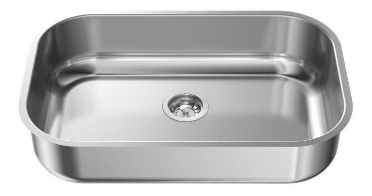 Imagem de Cuba inox 304 Polida Strake Numero 2 embutir  56 X 34 X 17