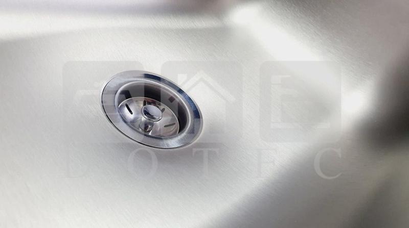 Cuba inox cozinha n2 56x34x17cm escovada acetinada completa - Tecnocuba Imagem de Cuba inox cozinha n2 56x34x17cm escovada acetinada completa