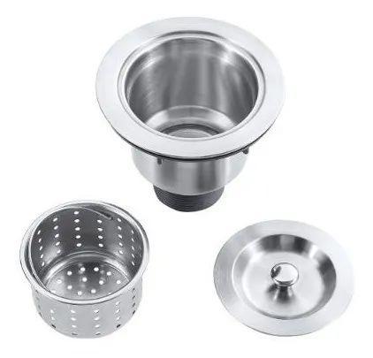 Imagem de Cuba Inox Cozinha Sobrepor Ou Embutir 55x35cm. + Escorredor