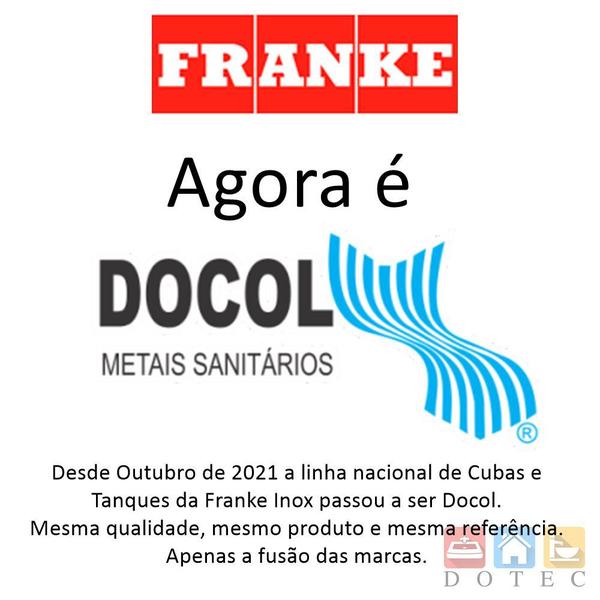 Imagem de Cuba inox docol n1 47x32x18cm para cozinha extra funda