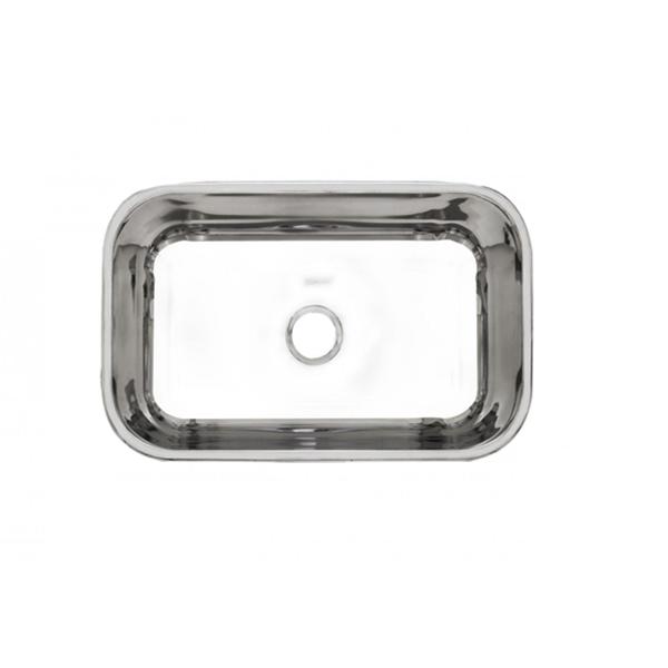 Imagem de Cuba Inox Funda 56x34x17cm + Tanque Inox Pequeno 40x34x18cm com Válvulas Gratuitas Tecnocuba