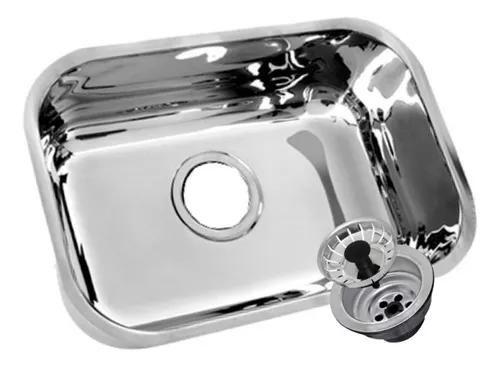 Imagem de Cuba inox N1 46x30x14 Aço AISI 430 