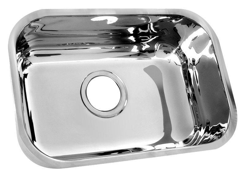 Imagem de Cuba Inox N2 Alto Brilho 56x34x17 + válvula + sifão + torneira gourmet/ prata - PAREDE - Dazie