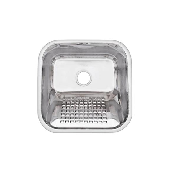 Imagem de Cuba Inox N3 40x34x14cm + Tanque Inox Pequeno 40x34x18cm com Válvulas Gratuitas Tecnocuba